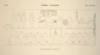 Picture 386 of 510 from Monuments de l'Égypte et de la Nubie, d'après les dessins exécutés sur les lieux sous la direction de Champollion-le-jeune, et les descriptions autographes qu'il en a rédigées; pub. sous les auspices de M. Guizot et de M. Thiers ... par une commission spéciale. Planches (1835), leaf 387