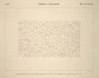 Picture 396 of 510 from Monuments de l'Égypte et de la Nubie, d'après les dessins exécutés sur les lieux sous la direction de Champollion-le-jeune, et les descriptions autographes qu'il en a rédigées; pub. sous les auspices de M. Guizot et de M. Thiers ... par une commission spéciale. Planches (1835), leaf 397