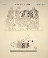 Picture 430 of 510 from Monuments de l'Égypte et de la Nubie, d'après les dessins exécutés sur les lieux sous la direction de Champollion-le-jeune, et les descriptions autographes qu'il en a rédigées; pub. sous les auspices de M. Guizot et de M. Thiers ... par une commission spéciale. Planches (1835), leaf 431