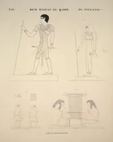 Picture 436 of 510 from Monuments de l'Égypte et de la Nubie, d'après les dessins exécutés sur les lieux sous la direction de Champollion-le-jeune, et les descriptions autographes qu'il en a rédigées; pub. sous les auspices de M. Guizot et de M. Thiers ... par une commission spéciale. Planches (1835), leaf 437