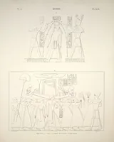 Picture 47 of 510 from Monuments de l'Égypte et de la Nubie, d'après les dessins exécutés sur les lieux sous la direction de Champollion-le-jeune, et les descriptions autographes qu'il en a rédigées; pub. sous les auspices de M. Guizot et de M. Thiers ... par une commission spéciale. Planches (1835), leaf 47