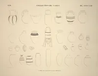 Picture 480 of 510 from Monuments de l'Égypte et de la Nubie, d'après les dessins exécutés sur les lieux sous la direction de Champollion-le-jeune, et les descriptions autographes qu'il en a rédigées; pub. sous les auspices de M. Guizot et de M. Thiers ... par une commission spéciale. Planches (1835), leaf 481