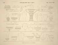 Picture 481 of 510 from Monuments de l'Égypte et de la Nubie, d'après les dessins exécutés sur les lieux sous la direction de Champollion-le-jeune, et les descriptions autographes qu'il en a rédigées; pub. sous les auspices de M. Guizot et de M. Thiers ... par une commission spéciale. Planches (1835), leaf 482