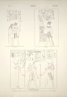 Picture 49 of 510 from Monuments de l'Égypte et de la Nubie, d'après les dessins exécutés sur les lieux sous la direction de Champollion-le-jeune, et les descriptions autographes qu'il en a rédigées; pub. sous les auspices de M. Guizot et de M. Thiers ... par une commission spéciale. Planches (1835), leaf 49