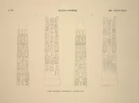 Picture 509 of 510 from Monuments de l'Égypte et de la Nubie, d'après les dessins exécutés sur les lieux sous la direction de Champollion-le-jeune, et les descriptions autographes qu'il en a rédigées; pub. sous les auspices de M. Guizot et de M. Thiers ... par une commission spéciale. Planches (1835), leaf 511