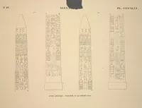 Picture 510 of 510 from Monuments de l'Égypte et de la Nubie, d'après les dessins exécutés sur les lieux sous la direction de Champollion-le-jeune, et les descriptions autographes qu'il en a rédigées; pub. sous les auspices de M. Guizot et de M. Thiers ... par une commission spéciale. Planches (1835), leaf 512