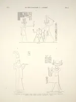 Picture 55 of 510 from Monuments de l'Égypte et de la Nubie, d'après les dessins exécutés sur les lieux sous la direction de Champollion-le-jeune, et les descriptions autographes qu'il en a rédigées; pub. sous les auspices de M. Guizot et de M. Thiers ... par une commission spéciale. Planches (1835), leaf 55