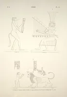 Picture 56 of 510 from Monuments de l'Égypte et de la Nubie, d'après les dessins exécutés sur les lieux sous la direction de Champollion-le-jeune, et les descriptions autographes qu'il en a rédigées; pub. sous les auspices de M. Guizot et de M. Thiers ... par une commission spéciale. Planches (1835), leaf 56