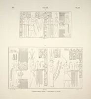 Picture 57 of 510 from Monuments de l'Égypte et de la Nubie, d'après les dessins exécutés sur les lieux sous la direction de Champollion-le-jeune, et les descriptions autographes qu'il en a rédigées; pub. sous les auspices de M. Guizot et de M. Thiers ... par une commission spéciale. Planches (1835), leaf 57