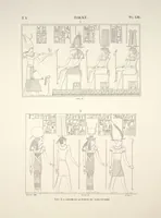 Picture 58 of 510 from Monuments de l'Égypte et de la Nubie, d'après les dessins exécutés sur les lieux sous la direction de Champollion-le-jeune, et les descriptions autographes qu'il en a rédigées; pub. sous les auspices de M. Guizot et de M. Thiers ... par une commission spéciale. Planches (1835), leaf 58