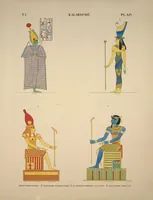 Picture 60 of 510 from Monuments de l'Égypte et de la Nubie, d'après les dessins exécutés sur les lieux sous la direction de Champollion-le-jeune, et les descriptions autographes qu'il en a rédigées; pub. sous les auspices de M. Guizot et de M. Thiers ... par une commission spéciale. Planches (1835), leaf 60