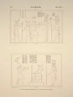 Picture 61 of 510 from Monuments de l'Égypte et de la Nubie, d'après les dessins exécutés sur les lieux sous la direction de Champollion-le-jeune, et les descriptions autographes qu'il en a rédigées; pub. sous les auspices de M. Guizot et de M. Thiers ... par une commission spéciale. Planches (1835), leaf 61