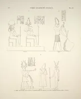Picture 62 of 510 from Monuments de l'Égypte et de la Nubie, d'après les dessins exécutés sur les lieux sous la direction de Champollion-le-jeune, et les descriptions autographes qu'il en a rédigées; pub. sous les auspices de M. Guizot et de M. Thiers ... par une commission spéciale. Planches (1835), leaf 62