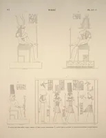 Picture 63 of 510 from Monuments de l'Égypte et de la Nubie, d'après les dessins exécutés sur les lieux sous la direction de Champollion-le-jeune, et les descriptions autographes qu'il en a rédigées; pub. sous les auspices de M. Guizot et de M. Thiers ... par une commission spéciale. Planches (1835), leaf 63