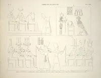Picture 65 of 510 from Monuments de l'Égypte et de la Nubie, d'après les dessins exécutés sur les lieux sous la direction de Champollion-le-jeune, et les descriptions autographes qu'il en a rédigées; pub. sous les auspices de M. Guizot et de M. Thiers ... par une commission spéciale. Planches (1835), leaf 65
