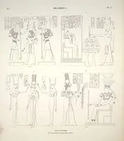 Picture 7 of 510 from Monuments de l'Égypte et de la Nubie, d'après les dessins exécutés sur les lieux sous la direction de Champollion-le-jeune, et les descriptions autographes qu'il en a rédigées; pub. sous les auspices de M. Guizot et de M. Thiers ... par une commission spéciale. Planches (1835), leaf 7
