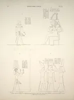 Picture 71 of 510 from Monuments de l'Égypte et de la Nubie, d'après les dessins exécutés sur les lieux sous la direction de Champollion-le-jeune, et les descriptions autographes qu'il en a rédigées; pub. sous les auspices de M. Guizot et de M. Thiers ... par une commission spéciale. Planches (1835), leaf 71