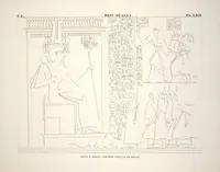 Picture 73 of 510 from Monuments de l'Égypte et de la Nubie, d'après les dessins exécutés sur les lieux sous la direction de Champollion-le-jeune, et les descriptions autographes qu'il en a rédigées; pub. sous les auspices de M. Guizot et de M. Thiers ... par une commission spéciale. Planches (1835), leaf 73