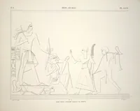 Picture 77 of 510 from Monuments de l'Égypte et de la Nubie, d'après les dessins exécutés sur les lieux sous la direction de Champollion-le-jeune, et les descriptions autographes qu'il en a rédigées; pub. sous les auspices de M. Guizot et de M. Thiers ... par une commission spéciale. Planches (1835), leaf 77