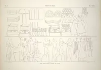 Picture 80 of 510 from Monuments de l'Égypte et de la Nubie, d'après les dessins exécutés sur les lieux sous la direction de Champollion-le-jeune, et les descriptions autographes qu'il en a rédigées; pub. sous les auspices de M. Guizot et de M. Thiers ... par une commission spéciale. Planches (1835), leaf 80