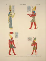 Picture 91 of 510 from Monuments de l'Égypte et de la Nubie, d'après les dessins exécutés sur les lieux sous la direction de Champollion-le-jeune, et les descriptions autographes qu'il en a rédigées; pub. sous les auspices de M. Guizot et de M. Thiers ... par une commission spéciale. Planches (1835), leaf 91
