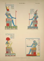 Picture 92 of 510 from Monuments de l'Égypte et de la Nubie, d'après les dessins exécutés sur les lieux sous la direction de Champollion-le-jeune, et les descriptions autographes qu'il en a rédigées; pub. sous les auspices de M. Guizot et de M. Thiers ... par une commission spéciale. Planches (1835), leaf 92