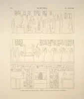 Picture 99 of 510 from Monuments de l'Égypte et de la Nubie, d'après les dessins exécutés sur les lieux sous la direction de Champollion-le-jeune, et les descriptions autographes qu'il en a rédigées; pub. sous les auspices de M. Guizot et de M. Thiers ... par une commission spéciale. Planches (1835), leaf 99