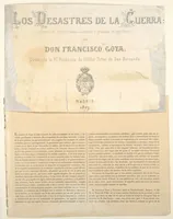 Picture 1 of 75 from Los desastres de la guerra (1810), leaf 1