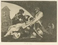 An illustration from Los desastres de la guerra (1810)