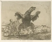Picture 71 of 75 from Los desastres de la guerra (1810), leaf 77