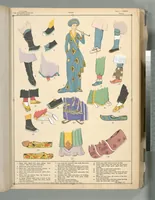 An illustration from The history of the feminine costume of the world, from the year 5318 B.C. to our century (1926)