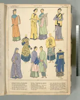 An illustration from The history of the feminine costume of the world, from the year 5318 B.C. to our century (1926)