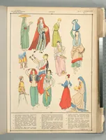An illustration from The history of the feminine costume of the world, from the year 5318 B.C. to our century (1926)