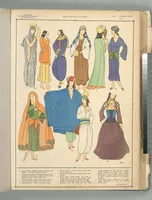 An illustration from The history of the feminine costume of the world, from the year 5318 B.C. to our century (1926)