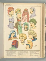 An illustration from The history of the feminine costume of the world, from the year 5318 B.C. to our century (1926)