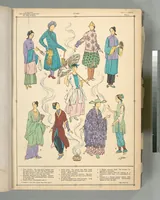 Picture 6 of 46 from The history of the feminine costume of the world, from the year 5318 B.C. to our century (1926), leaf 6