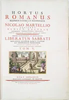 An illustration from Hortus Romanus plantaru (1772)