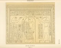 An illustration from Dendérah : description générale du grand temple de cette ville (1870)