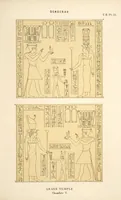 An illustration from Dendérah : description générale du grand temple de cette ville (1870)