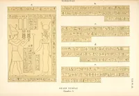 An illustration from Dendérah : description générale du grand temple de cette ville (1870)