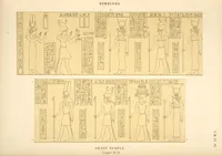 An illustration from Dendérah : description générale du grand temple de cette ville (1870)