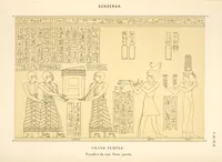 An illustration from Dendérah : description générale du grand temple de cette ville (1870)