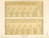 An illustration from Dendérah : description générale du grand temple de cette ville (1870)