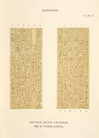 An illustration from Dendérah : description générale du grand temple de cette ville (1870)