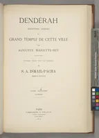 Picture 82 of 350 from Dendérah : description générale du grand temple de cette ville (1870), leaf 82