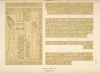 An illustration from Dendérah : description générale du grand temple de cette ville (1870)