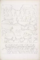 An illustration from I monumenti dell'Egitto e della Nubia disegnati dalla spedizione scientifico-letteraria toscana in Egitto; distribuiti in ordine di materie interpretati ed illustrati dal dottore Ippolito Rosellini (1832)