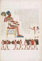 An illustration from I monumenti dell'Egitto e della Nubia disegnati dalla spedizione scientifico-letteraria toscana in Egitto; distribuiti in ordine di materie interpretati ed illustrati dal dottore Ippolito Rosellini (1832)