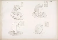 Picture 12 of 403 from I monumenti dell'Egitto e della Nubia disegnati dalla spedizione scientifico-letteraria toscana in Egitto; distribuiti in ordine di materie interpretati ed illustrati dal dottore Ippolito Rosellini (1832), leaf 13