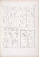 Picture 126 of 403 from I monumenti dell'Egitto e della Nubia disegnati dalla spedizione scientifico-letteraria toscana in Egitto; distribuiti in ordine di materie interpretati ed illustrati dal dottore Ippolito Rosellini (1832), leaf 130